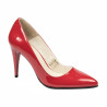 Women stylish, elegant shoes 1246 patent red