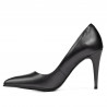 Women stylish, elegant shoes 1246 antracit pearl
