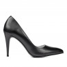 Women stylish, elegant shoes 1246 antracit pearl