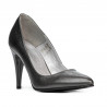 Women stylish, elegant shoes 1246 gray pearl