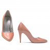 Women stylish, elegant shoes 1246 pudra pearl