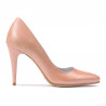 Women stylish, elegant shoes 1246 pudra pearl