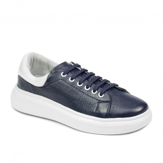 Women sport shoes 6008 indigo+white