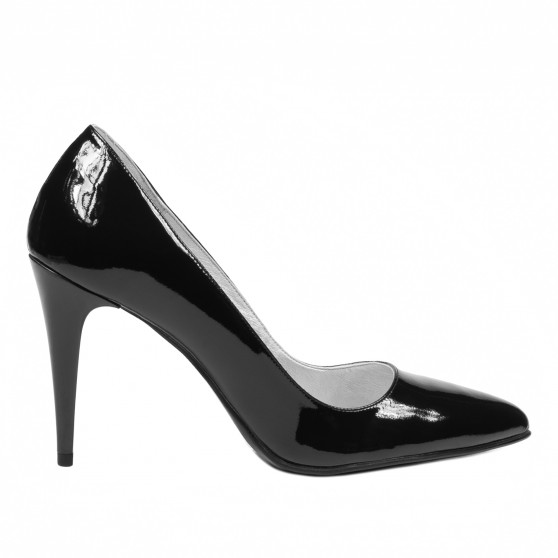 Women stylish, elegant shoes 1246 patent black