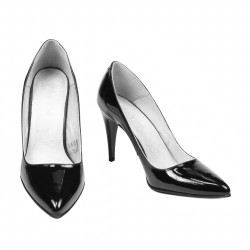 Women stylish, elegant shoes 1246 patent black