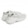 Women sport shoes 6015 white pearl combined