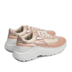 Women sport shoes 6015 pudra pearl combined