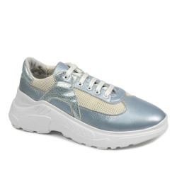 Women sport shoes 6015 bleu pearl combined