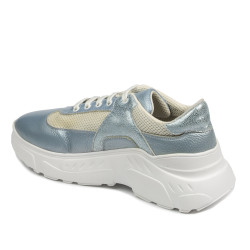 Women sport shoes 6015 bleu pearl combined