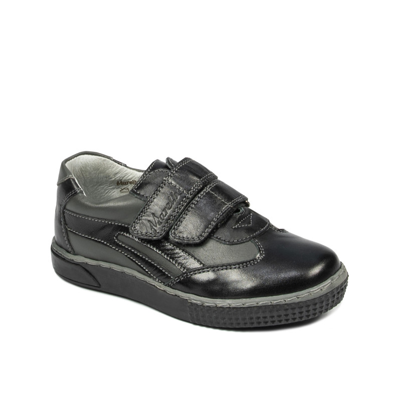 Small children shoes 16-2c black+gray