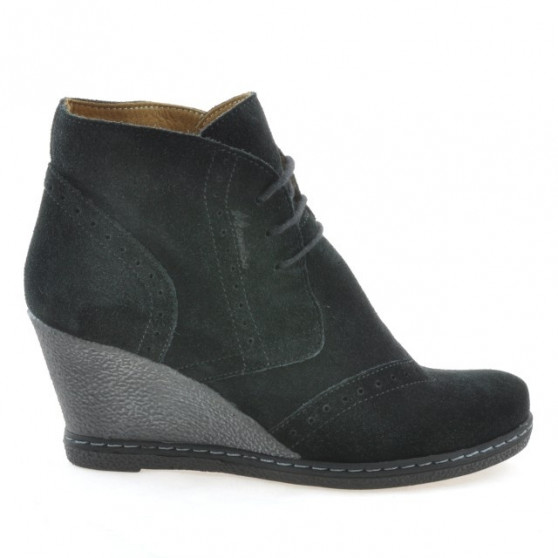 Women boots 3230-1 black velour