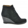Women boots 3230-1 black velour