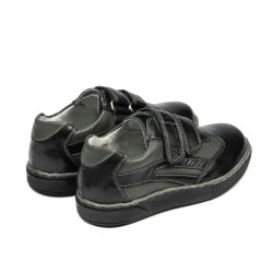 Small children shoes 16-2c black+gray