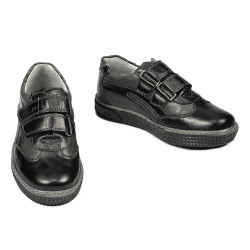Small children shoes 16-2c black+gray