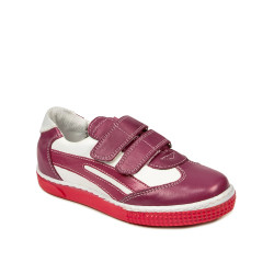 Small children shoes 16-3c pink+white