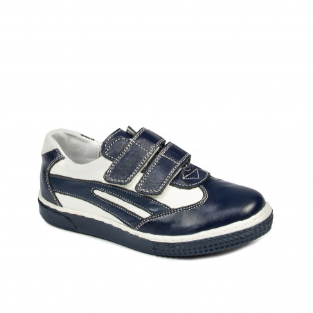 Small children shoes 16-2c indigo+white
