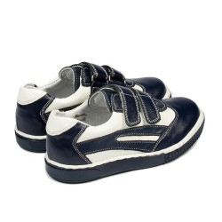 Small children shoes 16-2c indigo+white