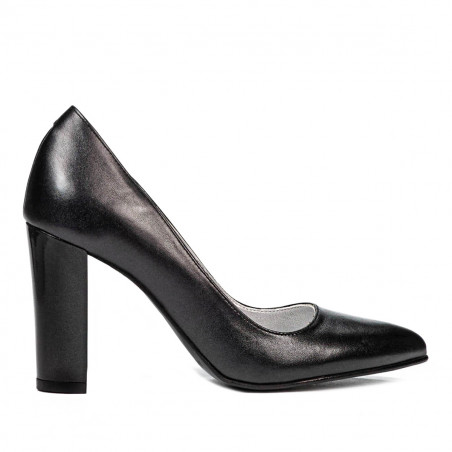 Women stylish, elegant shoes 1261 antracit pearl