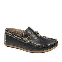 Teenagers moccasins, loafers 376 black