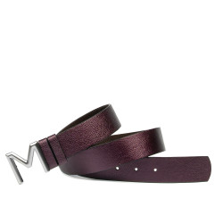 Women belt 08m biz purple