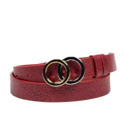 Women belt 09m biz red