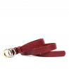 Women belt 09m biz red
