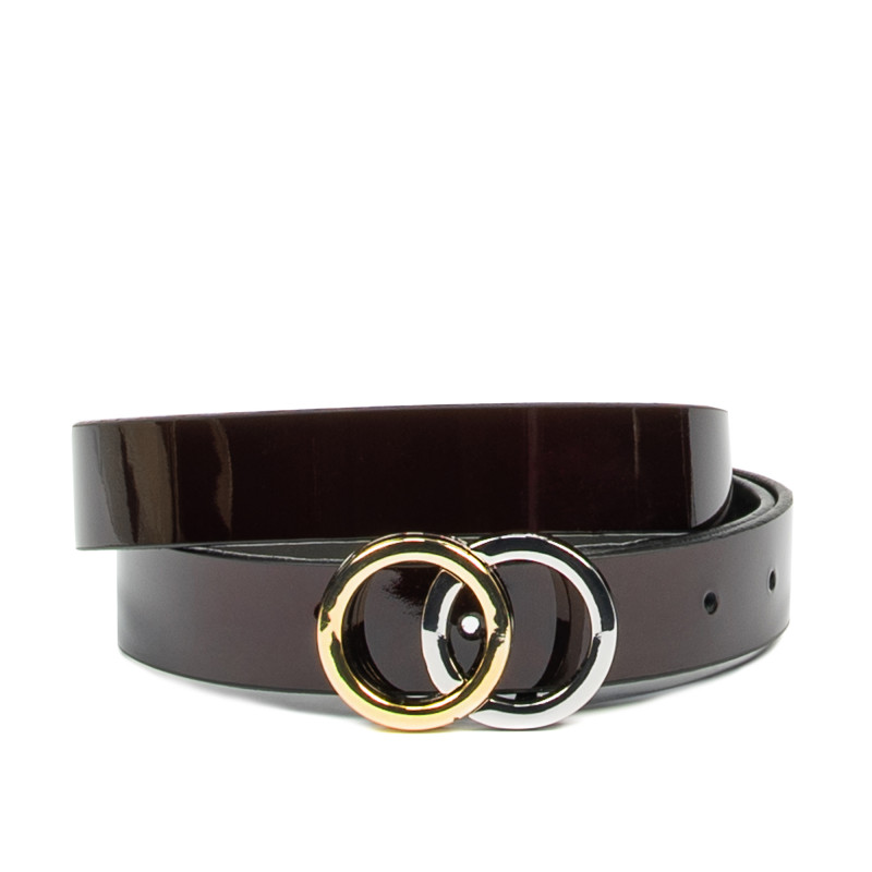 Women belt 09m bordo