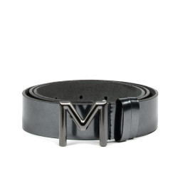 Women belt 17-1m patent antracit