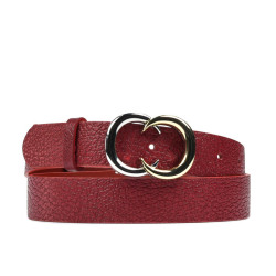 Women belt 12m biz red