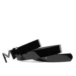 Women belt 17-2m patent black