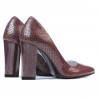 Women stylish, elegant shoes 1261 piton bordo