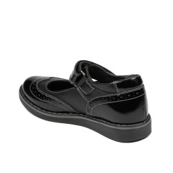 Small children shoes 56c patent black combined
