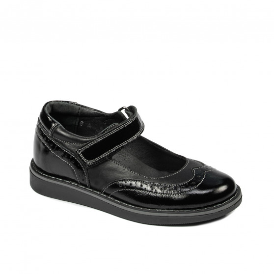 Small children shoes 56c patent black combined