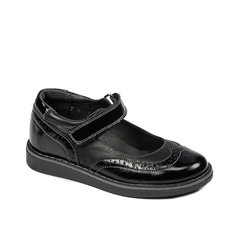 Small children shoes 56c patent black combined