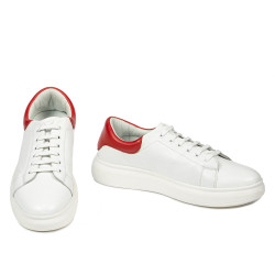 Women sport shoes 6008 white combined