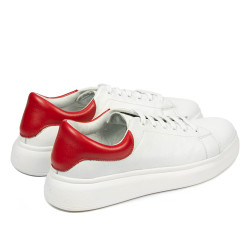 Women sport shoes 6008 white combined