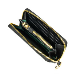 Portofel dama 204g black caviar