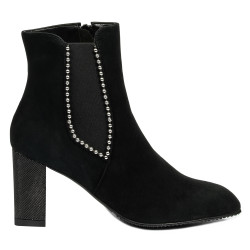 Women boots 1174 black antilopa