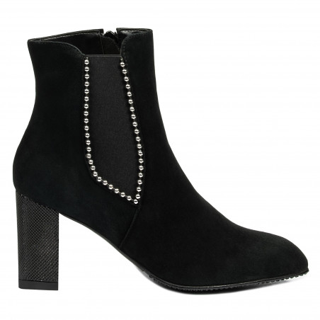 Women boots 1174 black antilopa