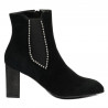 Women boots 1174 black antilopa