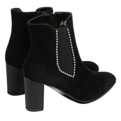 Women boots 1174 black antilopa