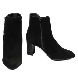 Women boots 1174 black antilopa