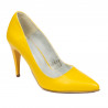 Women stylish, elegant shoes 1246 yellow
