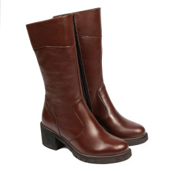 Women knee boots 3398 brown