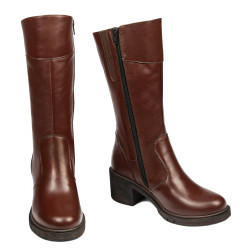 Women knee boots 3398 brown