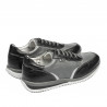 Teenagers stylish, elegant shoes 374 black+gray
