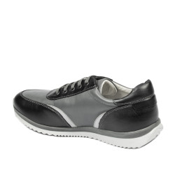 Teenagers stylish, elegant shoes 374 black+gray