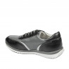 Teenagers stylish, elegant shoes 374 black+gray