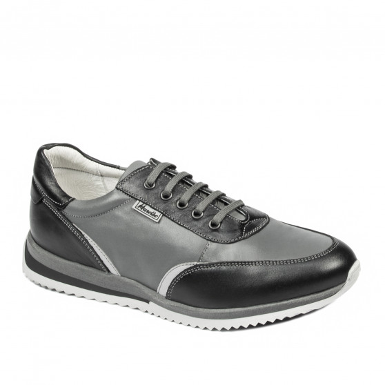 Teenagers stylish, elegant shoes 374 black+gray