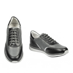 Teenagers stylish, elegant shoes 374 black+gray